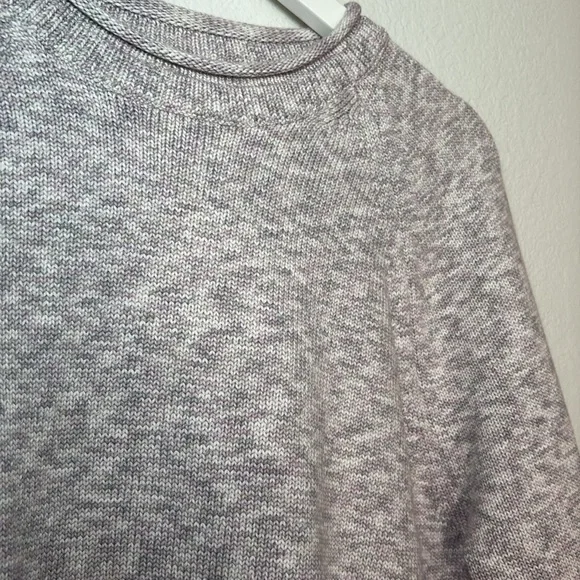 NWOT Lululemon Boxy Cotton-Blend Velvet Dust Gray Lavender Sweater size medium - Picture 4 of 8